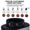BIOLOMIX Burr Mill: 31 Grind Settings for Perfect Coffee