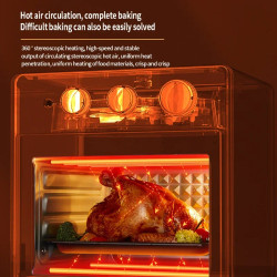 BALASHOV 26L Air Fryer: Large Capacity, Oilless Cooking & Visible W...