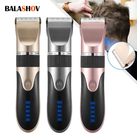 BALASHOV: Quiet Ceramic Clipper for Precision Haircuts