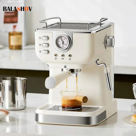 BALASHOV 20 Bar Espresso Machine: Italian Craft Coffee at Home