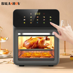 BALASHOV 10L Air Fryer: Healthy & Crispy Cooking with 360 Convection