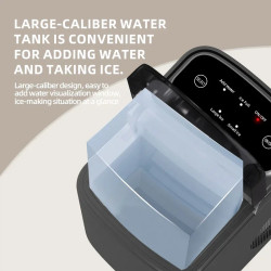BALASHOV Compact Smart Ice Maker: Fast, Portable, Touchscreen Control