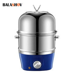 BALASHOV Electric Egg Boiler - Double Layers, Steam & More
