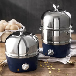 BALASHOV Electric Egg Boiler - Double Layers, Steam & More