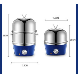 BALASHOV Electric Egg Boiler - Double Layers, Steam & More