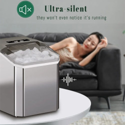 BALASHOV Mini Ice Maker: Quick, Portable Cubes for Any Occasion