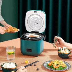 BALASHOV Mini Rice Cooker: 1.2L Auto Cook for 1-2 People