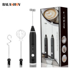 BALASHOV Wireless Milk Frother - Portable Latte Art & Espresso Maker