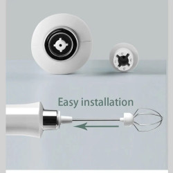 BALASHOV 3-in-1 Electric Milk Frother: Fast, Rechargeable & Portable