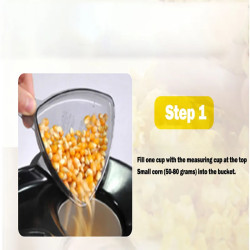 BALASHOV Mini Electric Popcorn Maker: Quick & Easy Movie Treats