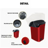 BALASHOV Mini Electric Popcorn Maker: Quick & Easy Movie Treats