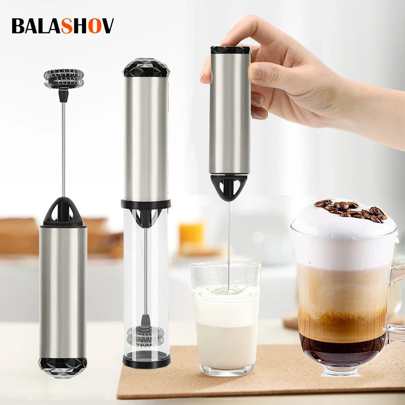 BALASHOV Portable Milk Frother: Perfect Creamy Foam for Coffee & More