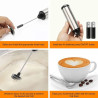 BALASHOV Portable Milk Frother: Perfect Creamy Foam for Coffee & More