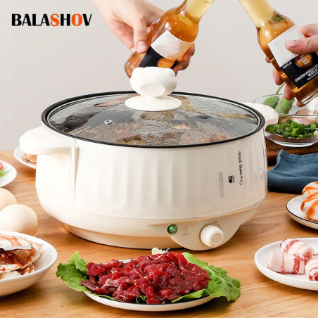 BALASHOV 1.7L Multicooker: Rice Cooker & Hot Pot for 1-2