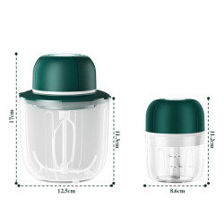 BALASHOV 2-in-1 Mixer & Grinder: Powerful Blending On-the-Go