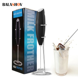 BALASHOV Electric Milk Frother: Perfect Coffee & Cocoa