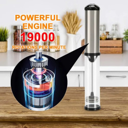 BALASHOV Electric Milk Frother: Perfect Coffee & Cocoa