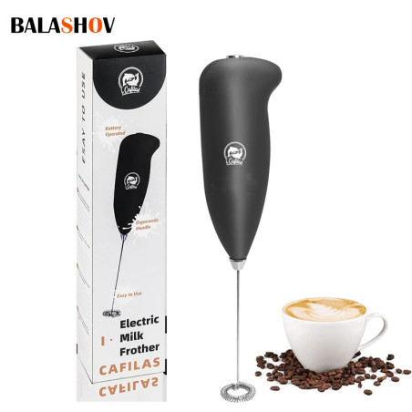 BALASHOV Electric Milk Frother: Create Perfect Foam & Smooth Blends