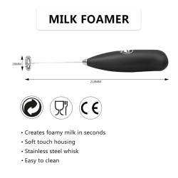 BALASHOV Electric Milk Frother: Create Perfect Foam & Smooth Blends