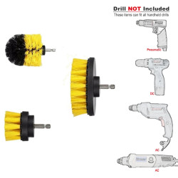 BALASHOV 3PCS Electric Scrubber Brushes - Deep Clean Surfaces