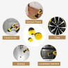 BALASHOV 3PCS Electric Scrubber Brushes - Deep Clean Surfaces