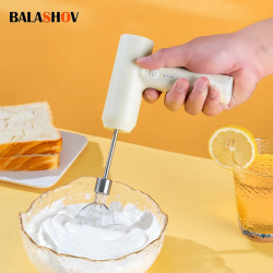 BALASHOV Electric Foam Maker: 3 Speeds for Perfect Lattes & More