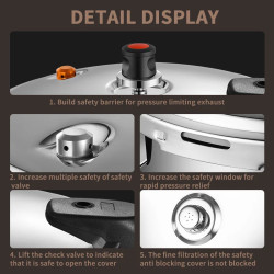 BALASHOV 4L Gas Pressure Cooker - Fast, Safe & Energy Efficient