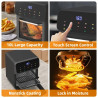 BALASHOV 10L Air Fryer: Large Capacity, Oil-Free & Healthy Frying