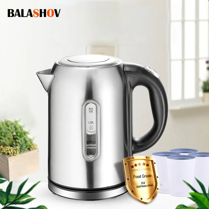 BALASHOV Electric Kettle - Fast Boil, 1.7L, Temp Control