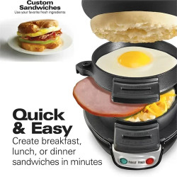 BALASHOV Mini Burger & Sandwich Maker: Quick, Easy Breakfasts