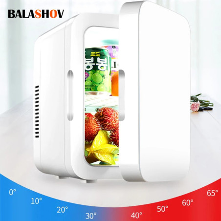 BALASHOV Mini Fridge - Portable & Quiet Cooling for Any Place