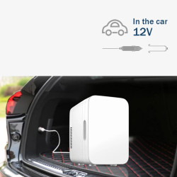 BALASHOV Mini Fridge - Portable & Quiet Cooling for Any Place