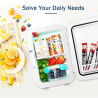 BALASHOV Mini Fridge - Portable & Quiet Cooling for Any Place