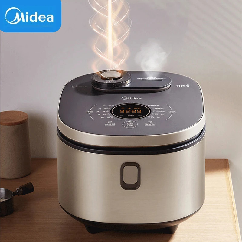 MIDEA Smart IH Rice Cooker: App Control, 4L Capacity, Multifunction