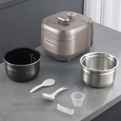 MIDEA 5L Pressure Cooker: Fast IH Cooking & Double Liner