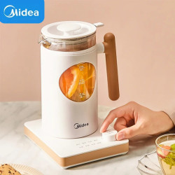 MIDEA Electric Kettle: Portable, Healthy Steaming & Brewing