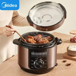 MIDEA 5L Pressure Cooker: Fast, Versatile & Easy Cooking