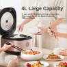 MIDEA 4L Rice Cooker: Cook Perfect Rice Every Time