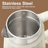 MIDEA Rapid Boil 1.5L Stainless Steel Kettle - Insulated & Portable