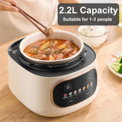 MIDEA 2.2L Mini Pressure Cooker: Fast & Easy Cooking