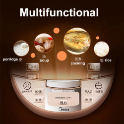 MIDEA Midea Rice Cooker: 5L Large Capacity, Intelligent & Easy Cooking