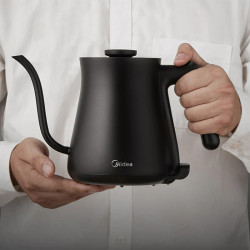 MIDEA Swift Boil Kettle: 0.7L Stainless Steel for Perfect Tea