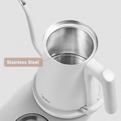 MIDEA Swift Boil Kettle: 0.7L Stainless Steel for Perfect Tea