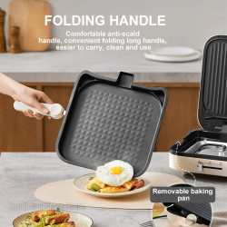 MIDEA Double Sided Electric Pancake Maker - Faster & Easier