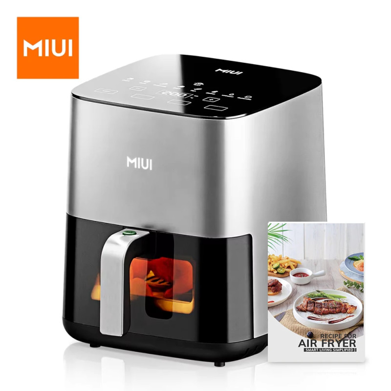 MIUI 5L Air Fryer: Touch Control, Family-Sized, Oilless Cooking