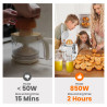 MIUI Citrus Juicer: Powerful 850W, Stainless Steel & Durable