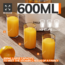 MIUI Electric Citrus Juicer: Fast, Quiet & Powerful Extracting