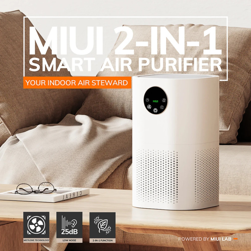 MIUI Smart Air Purifier: Breathe Clean Air, Reduce Allergies & Pet ...