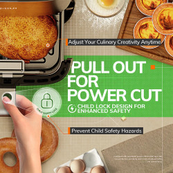 MIUI Air Fryer 5L: Healthy Crispy Meals, Touch Control & Family-Sized