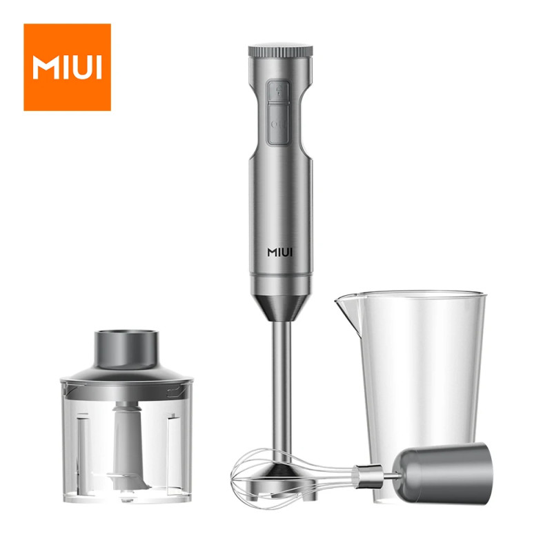 MIUI Hand Blender: 1000W Power, 4-in-1 Multifunction